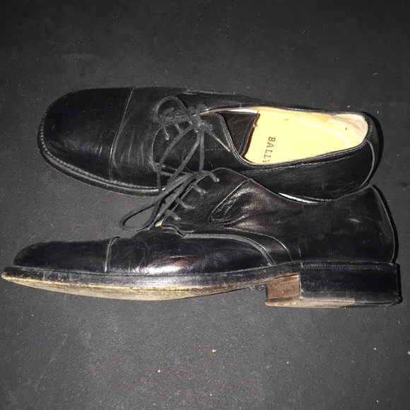 bally men's leather shoes